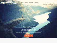 Tablet Screenshot of anydev.com